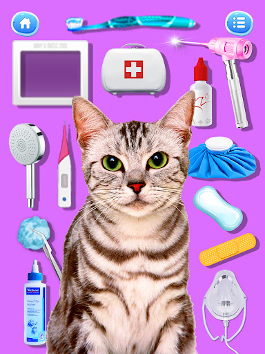 Cat Games: Pet Doctor Dentist Screen 2