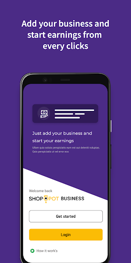 Shop Spot Business Screen 2
