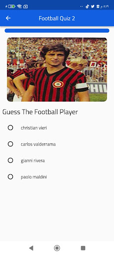 Football Quiz Screen 3