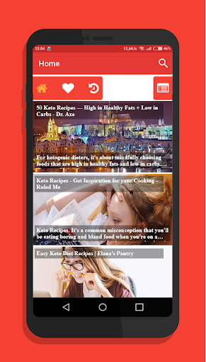 Android application Keto Diet Recipes - Tips screenshort