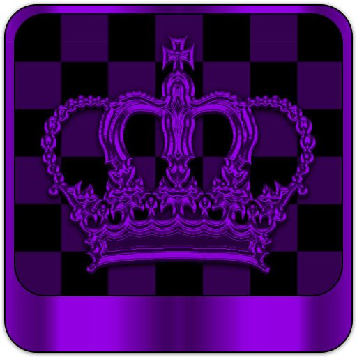 Purple Chess Crown 3D Next Lau 1.2 Icon