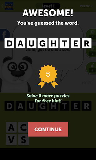 Screenshot of Little Riddle - Word Quiz
