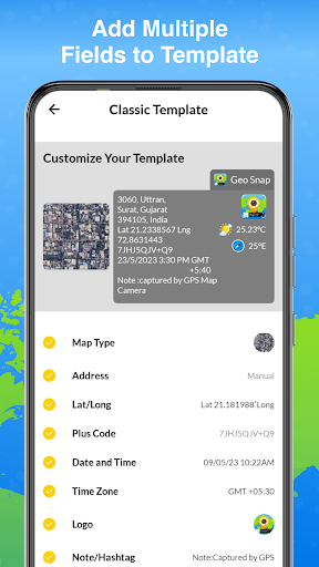 GeoSnap:GPS Map Camera, GeoTag Screen 3