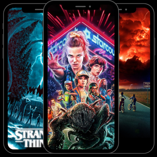stranger things wallpaper logo