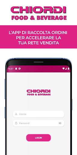 Android application Chiordi screenshort