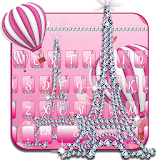 Girly Paris Eiffel Keyboard Theme icon