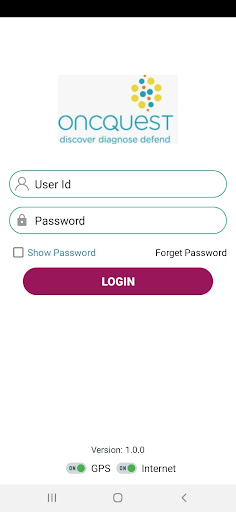 Android application Oncquest Phlebo screenshort