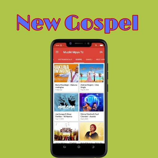 Android application Muziki Mpya Tz screenshort