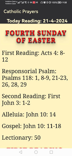 Catholic Missal, Hymns, Bible Screen 2