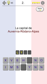 Captura de Pantalla 2 Regiones de Francia - Prueba android