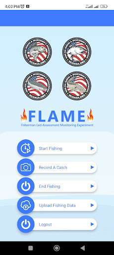 NCGASA Flame App Screen 2