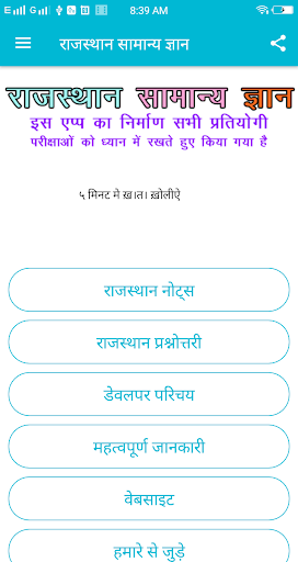 Rajasthan GK RASRPSC Notes