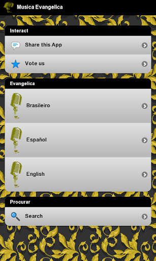 Android application Evangelical Music screenshort
