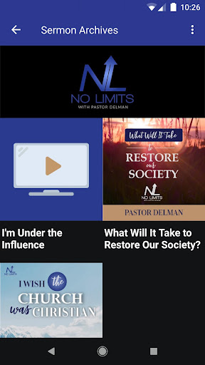 No Limits with Pastor Delman Screen 3