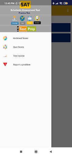 Android application Sat test 2024 screenshort