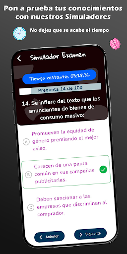 Android application Quiz Riddles Examen Simulador screenshort