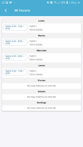 Oohel Planner Alumno