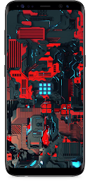 Digital Circuit board Wallpape