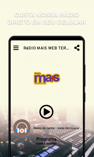 Android application Rádio Mais Web Teresina screenshort