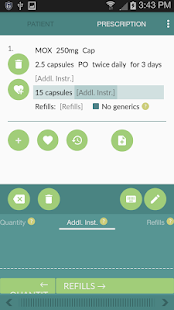 SnapRx Prescription Pad Screenshot