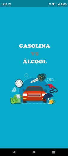 Android application Gasolina Álcool screenshort