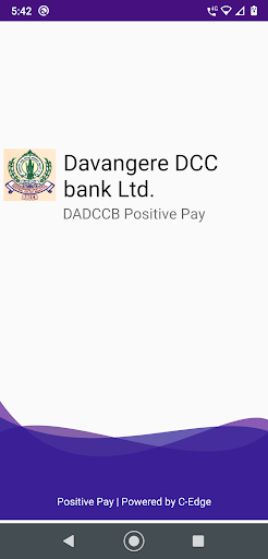 Android application DADCCB Positive Pay screenshort