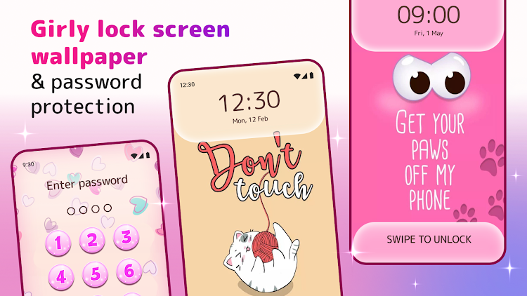 Cute Lock Screen & Wallpapers - 4.33 - (Android)