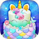 Cover Image of Tải xuống Unicorn Mermaid Cake  APK