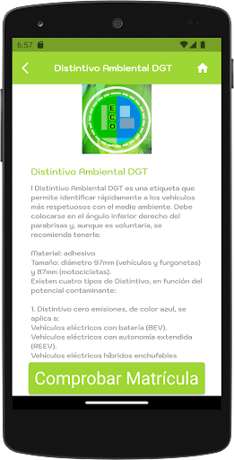 Distintivo Ambiental DGT Screen 2