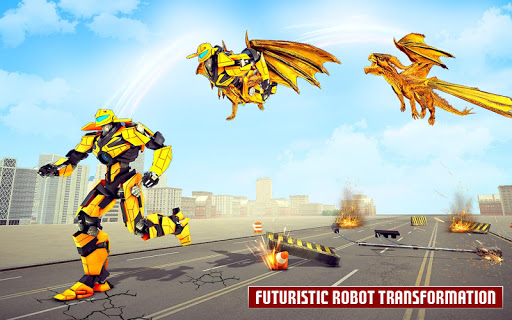 Dragon Robot Car Game u2013 Robot transforming games screenshots 13