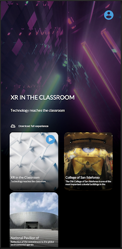 UNAM XR Screen 3