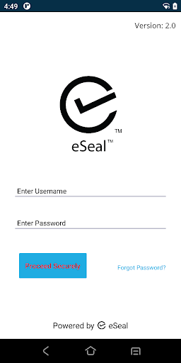Android application eSeal-ICA screenshort