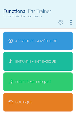 Aperçu de l'application