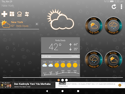 Weather Clock Captura de pantalla