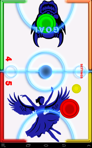 Glow Hockey- Angels vs. Demons