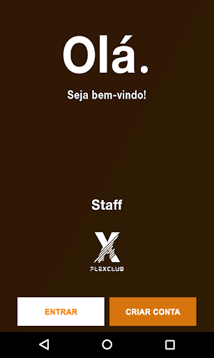 Android application Professor GinasioFlexClub screenshort
