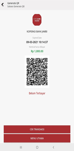 Merchant QRIS Bank Jambi Screen 3