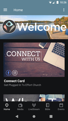 Android application Effort Church screenshort
