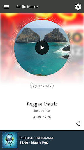 Android application Radio Matriz screenshort