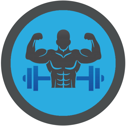 Workout planner: gym, fitness logo