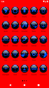 Blue Icon Pack Style 6