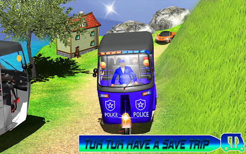 Police Tuk Tuk Rickshaw Games 1.7 APK screenshots 10