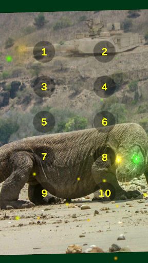 Android application Komodo Dragon Danger Sounds screenshort
