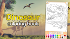 screenshot of Dino Coloring Game