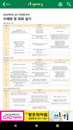 2020 미술대학 입시요강