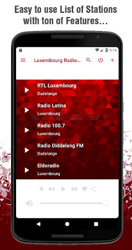 Luxembourg Radio Stations Screen 2