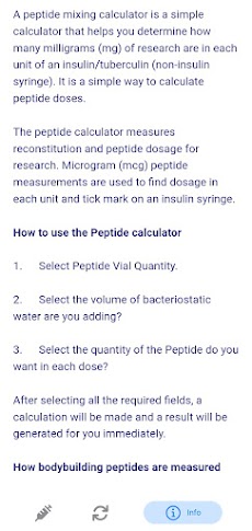 Peptide Mixing Calculatorのおすすめ画像1