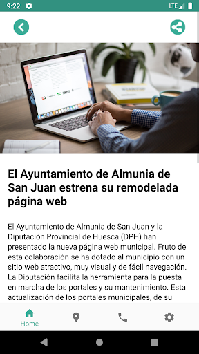 Ayto de Almunia de San Juan Screen 3