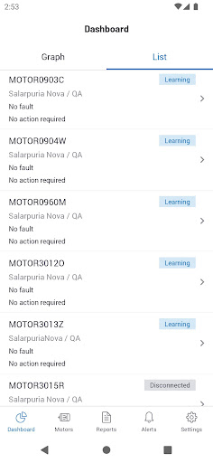 Nexty Smart Motor Sensor Screen 3