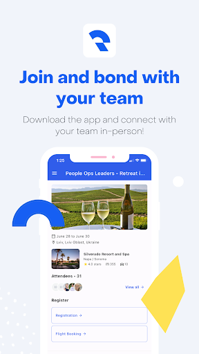 Android application Retreat screenshort